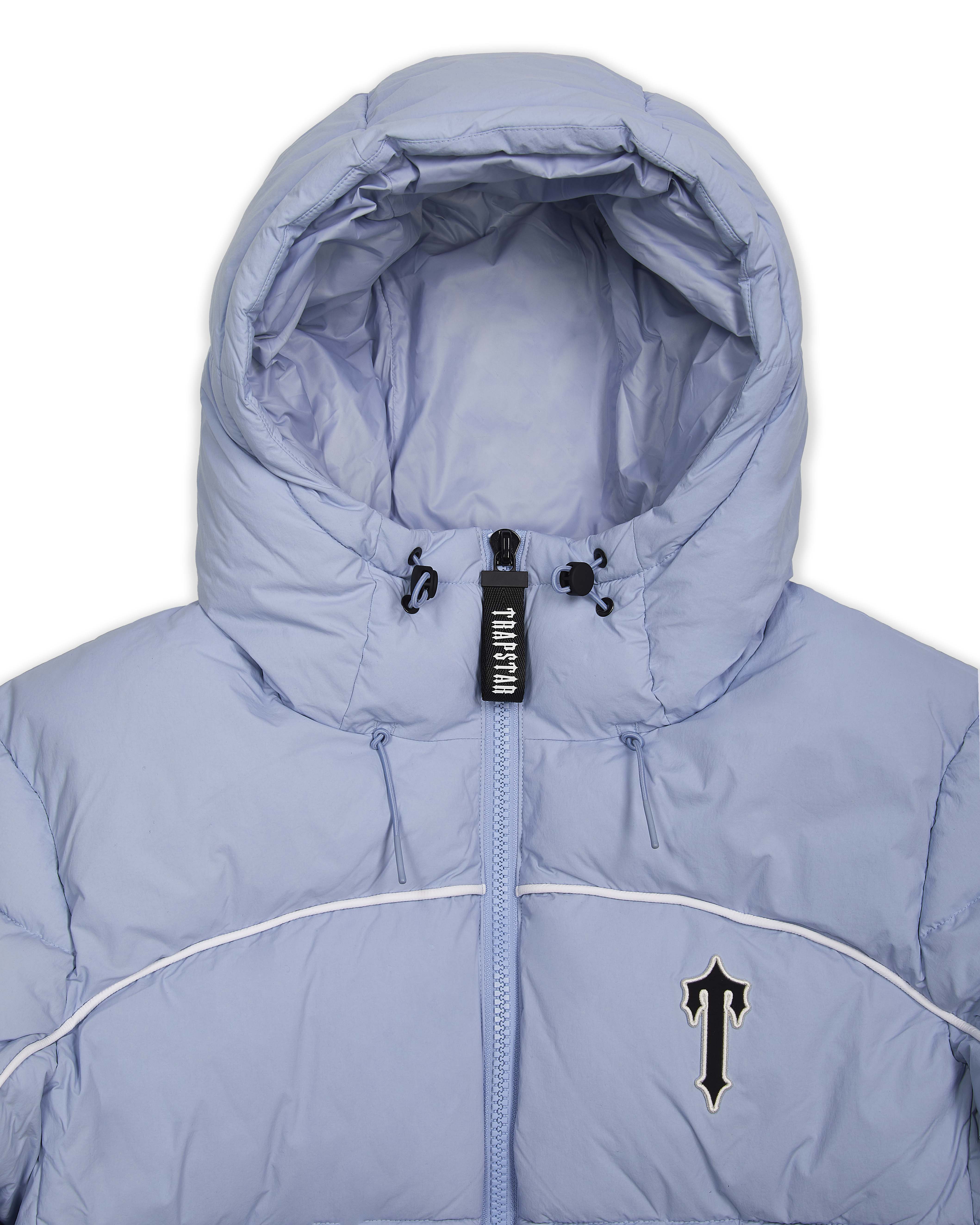 Light Blue Men's Trapstar Irongate Arch Pipping Puffer Jackets UK | 79531-YFRN