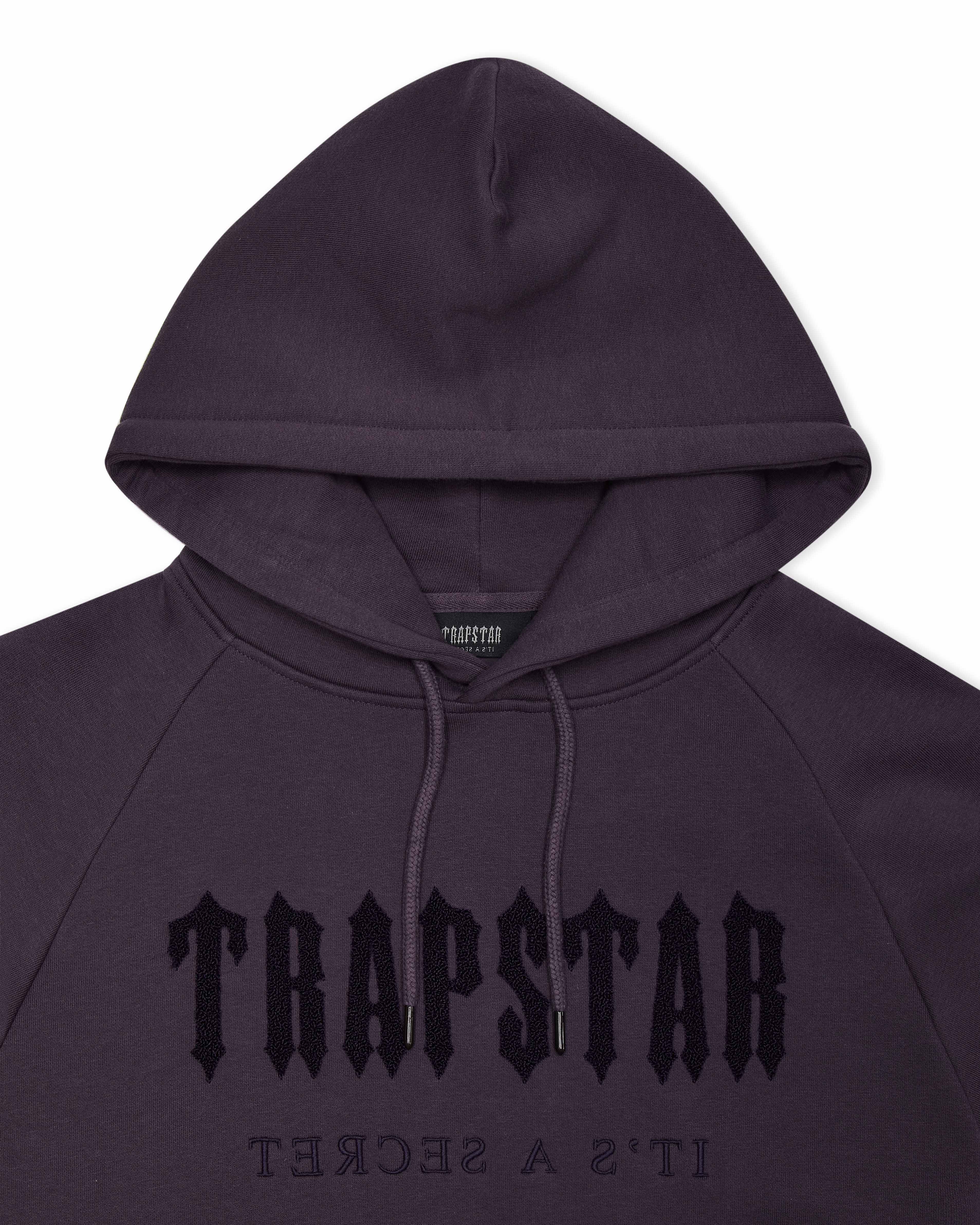 Obsidian Men's Trapstar Chenille Decoded Hoodies UK | 73192-CXFB