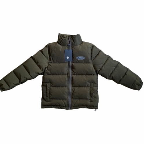 Olive Green Men\'s Trapstar Puffer Jackets UK | 05497-NMGL