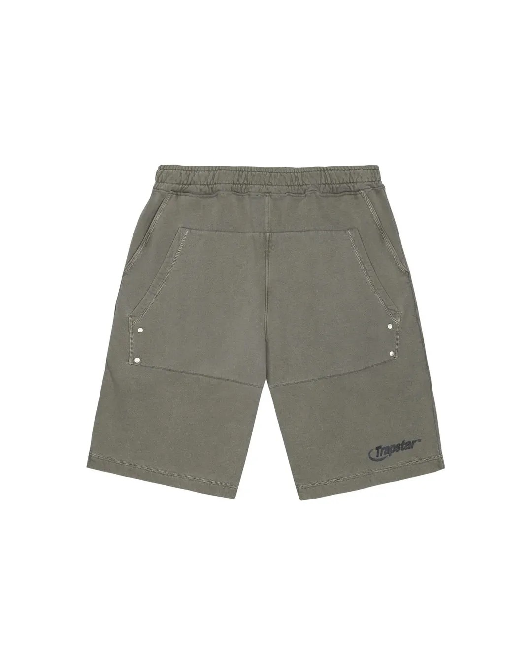 Olive Men\'s Trapstar Hyperdrive Reinforced Rivet Shorts UK | 19470-MDEG