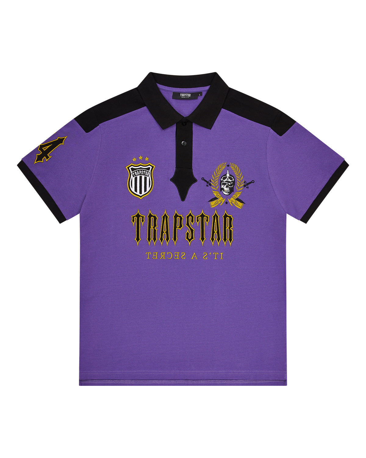 Purple Men\'s Trapstar Irongate Polo Shirts UK | 50841-QSHD