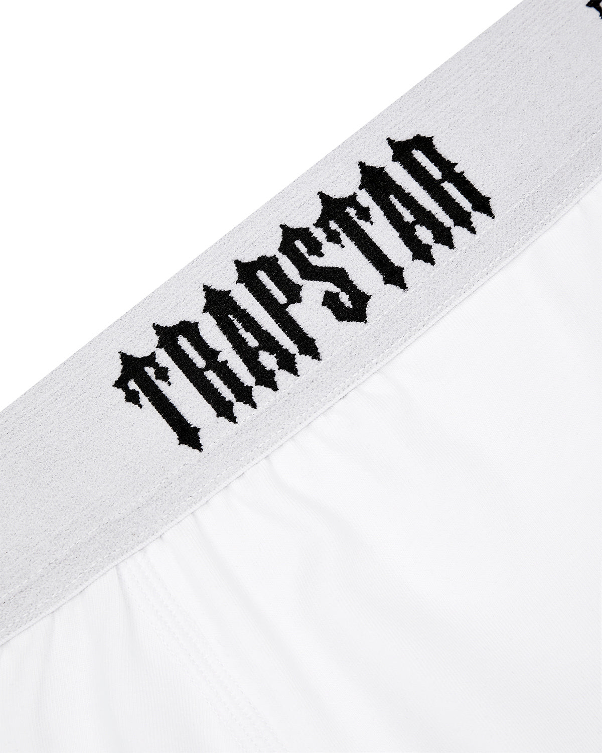 White Men's Trapstar 3 Pack Boxer UK | 87394-CVBU