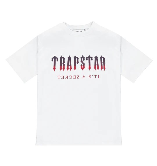 White Men\'s Trapstar Decoded T-shirts UK | 78159-ARJF