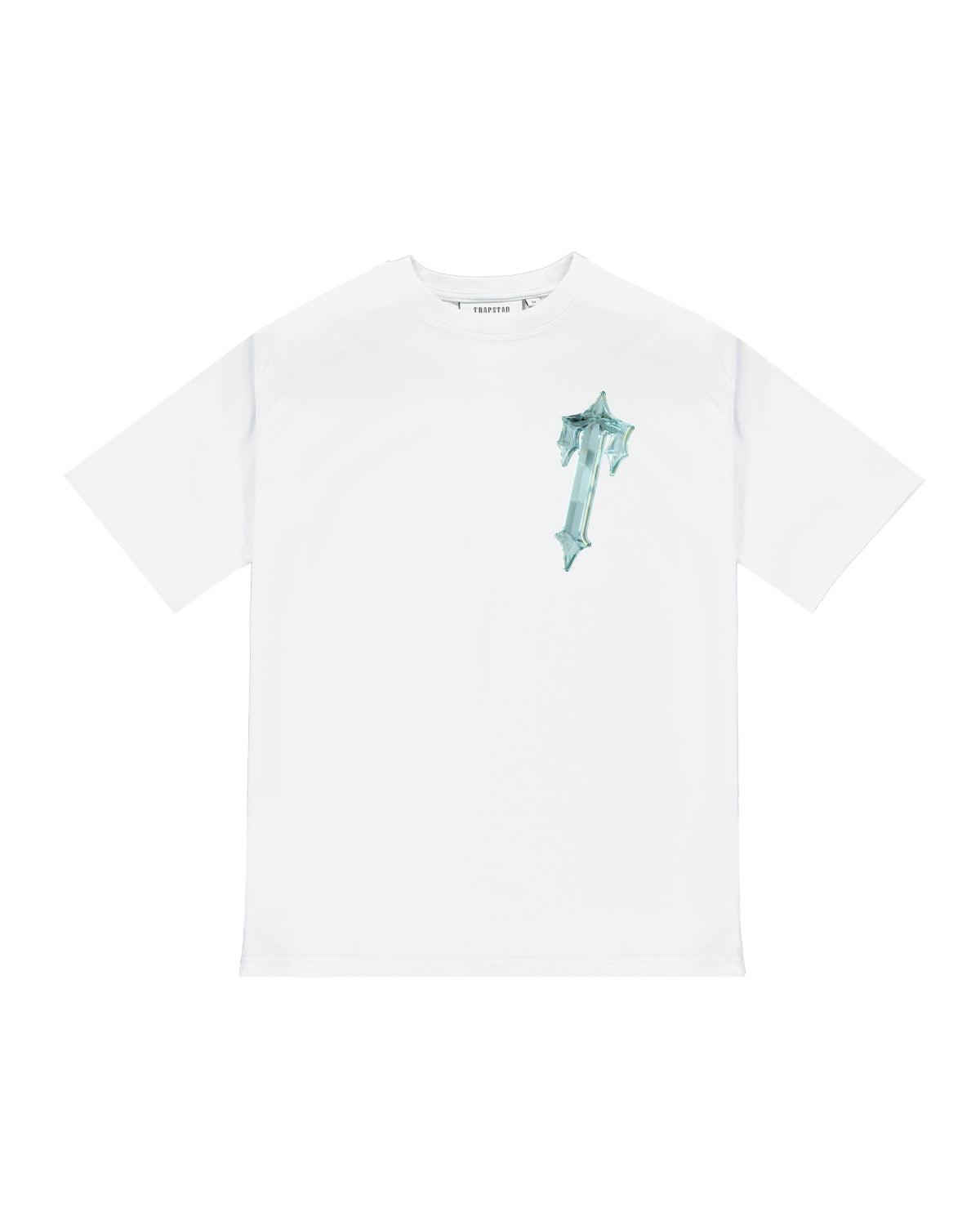 White Men's Trapstar Diamond In The Rough 2.0 T-shirts UK | 35684-FSDY