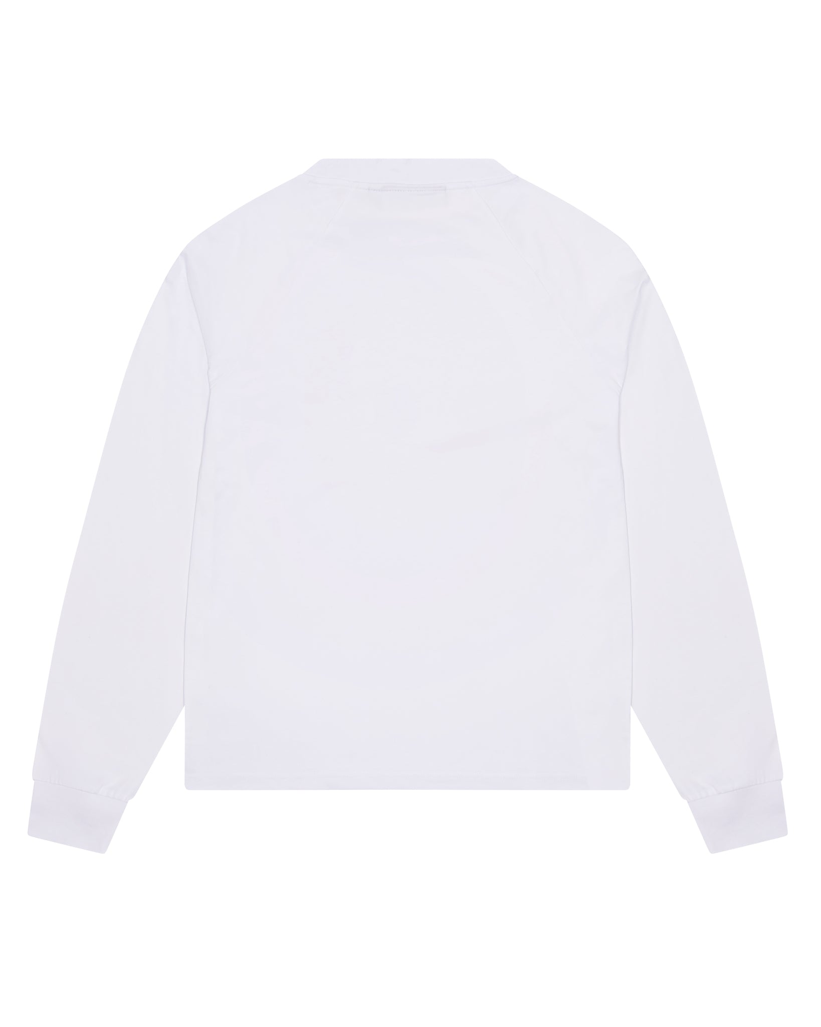 White Men's Trapstar Foundation LS T-shirts UK | 31280-DMHY