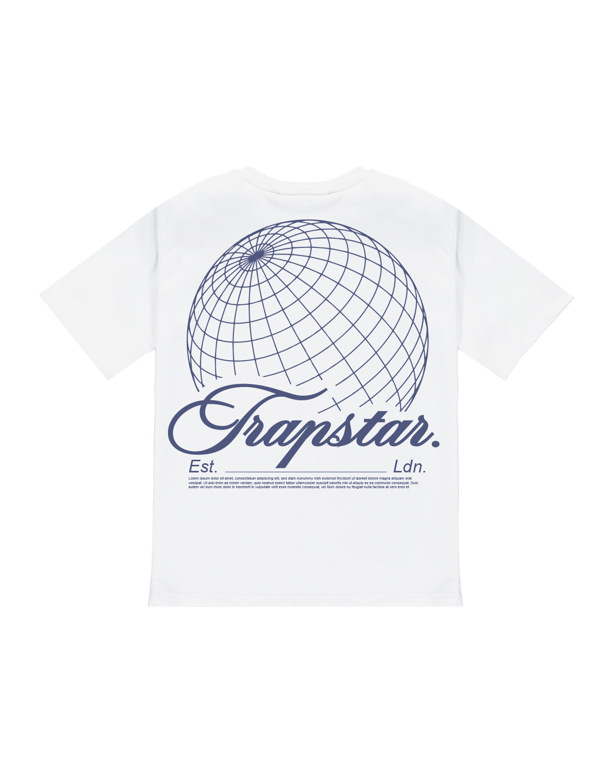 White Men\'s Trapstar Global T-shirts UK | 23760-OKFB