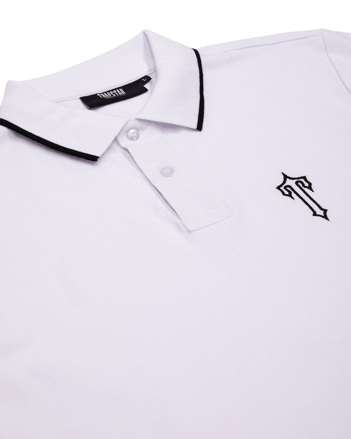 White Men's Trapstar Irongate T Polo Shirts UK | 32591-WIXJ