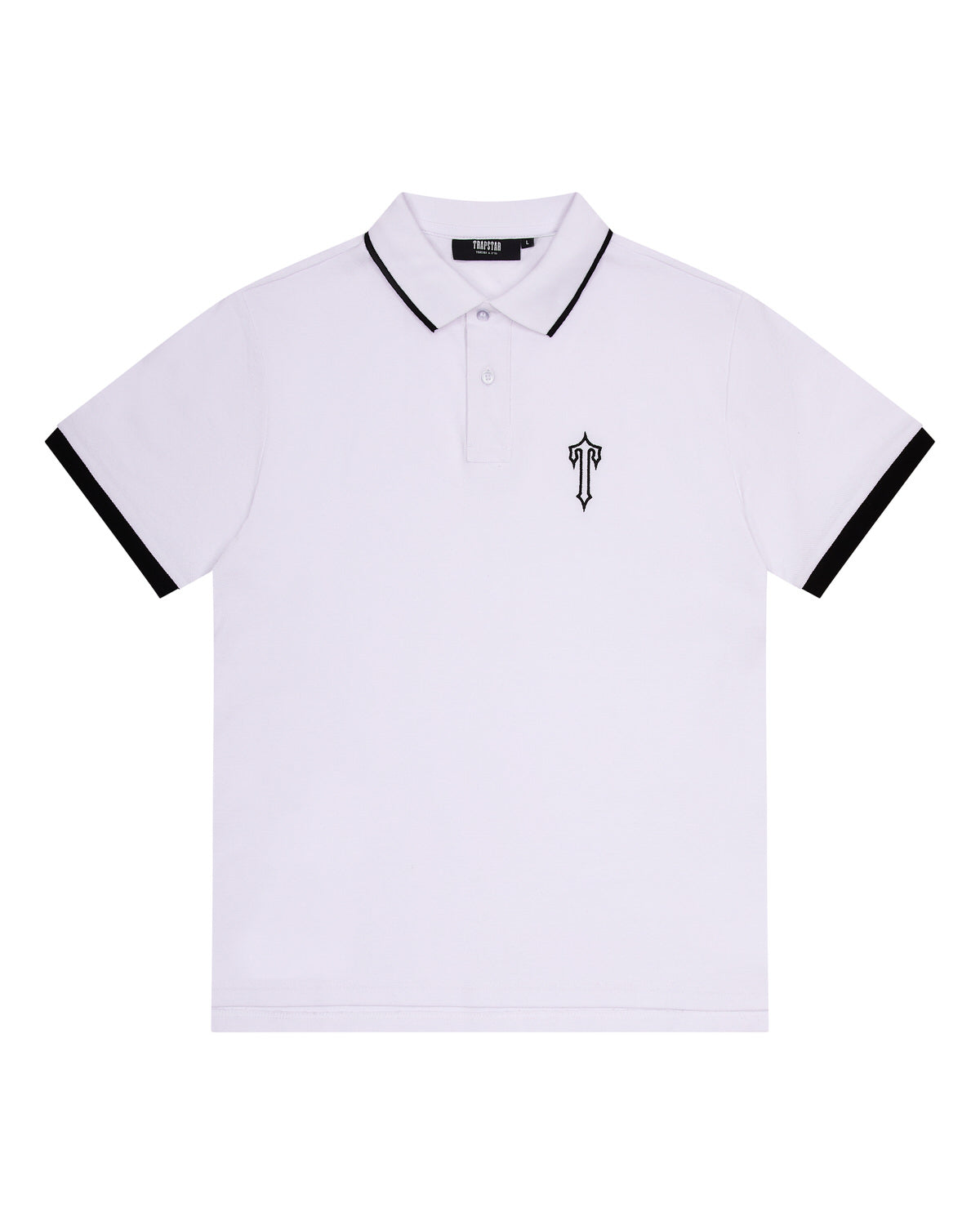 White Men\'s Trapstar Irongate T Polo Shirts UK | 32591-WIXJ