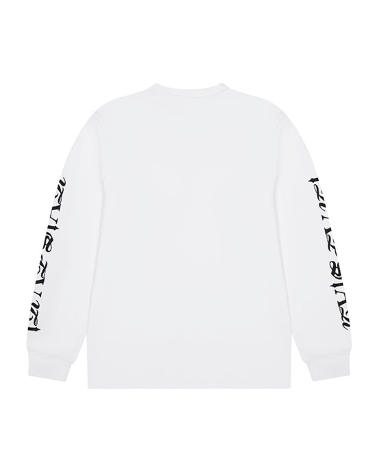 White Men's Trapstar Waffle LS Top Sweatshirts UK | 51462-GUFC