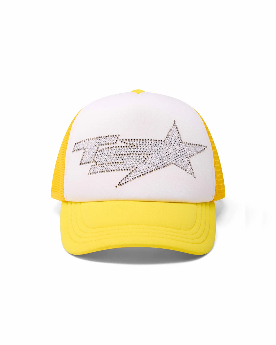 Yellow Women\'s Trapstar TS Star Diamante Trucker Caps UK | 83752-QWTC